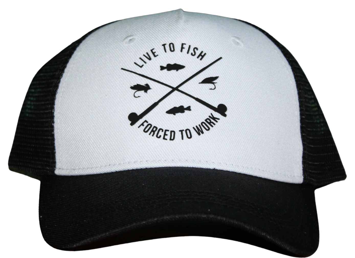 Live to Fish Baseball Hat